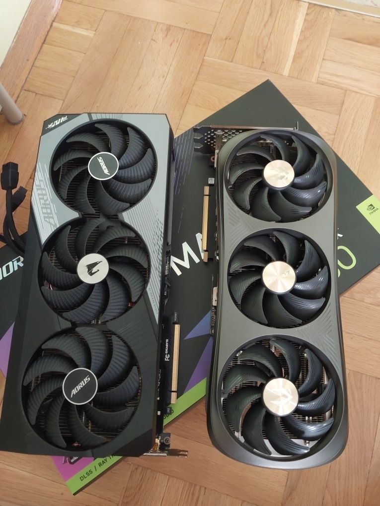 RTX 4080 16GB Gigabyte Aorus Master, Zotac Trinity