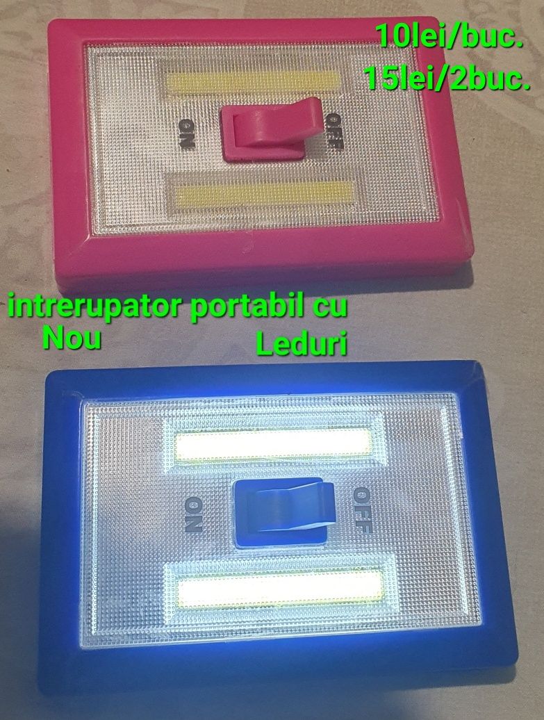 Intrerupator portabil cu Led/Nou