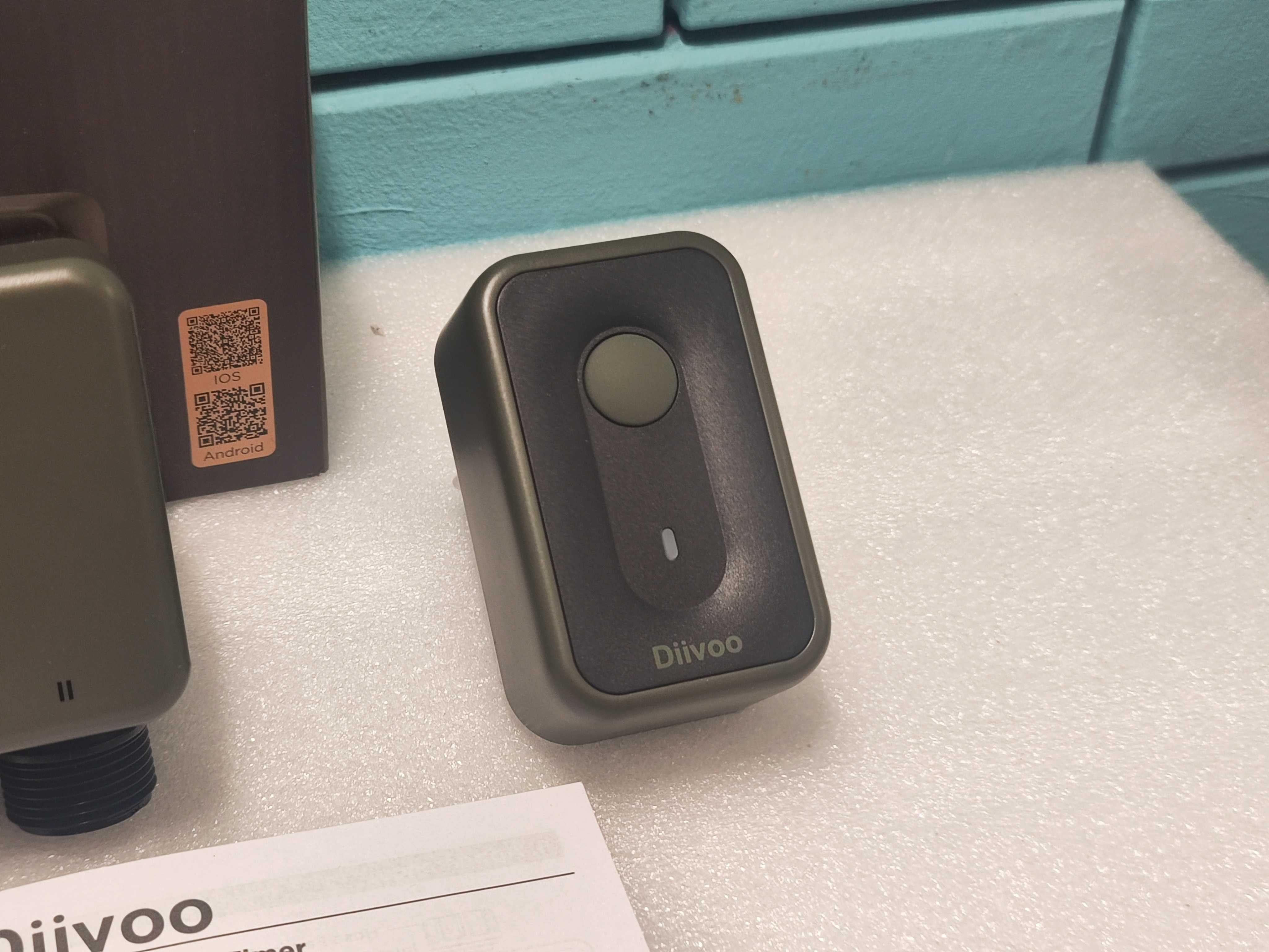 Diivoo WiFi Програматор за Напояване, 2 Зони, Авто/Ръчен Режим IP54