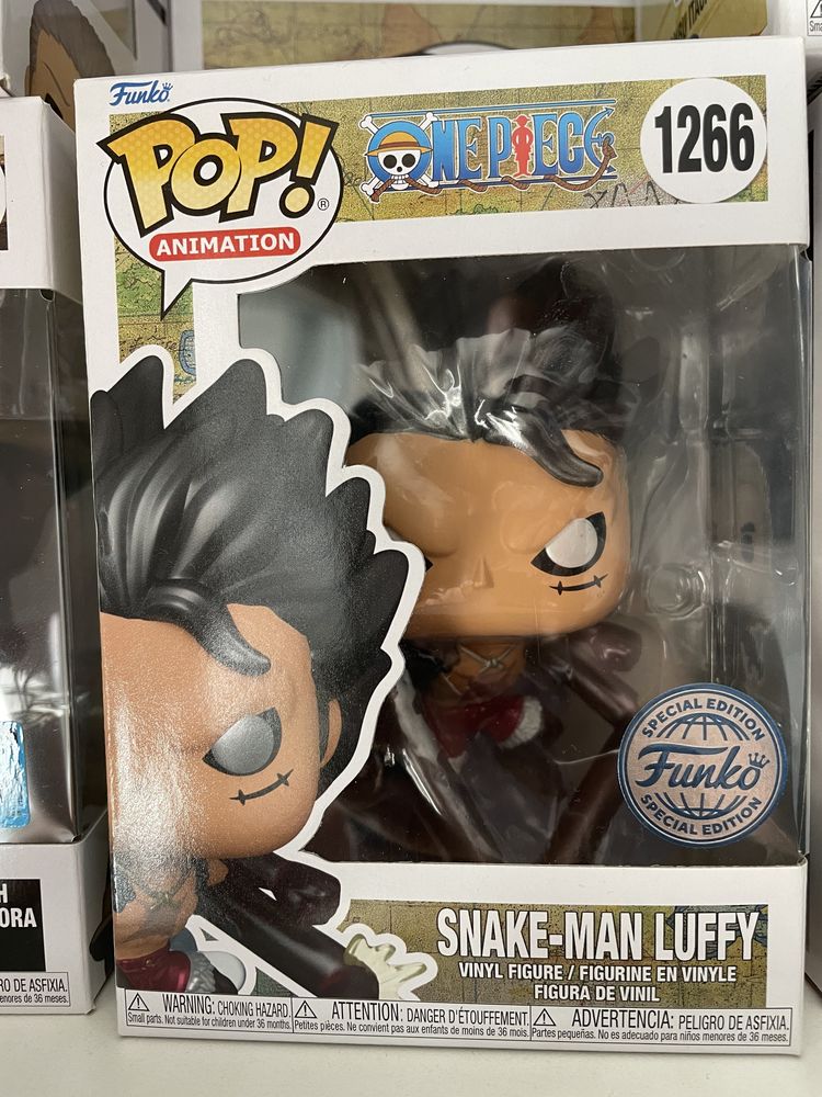 Funko pop Luffy snake man metallic one piece