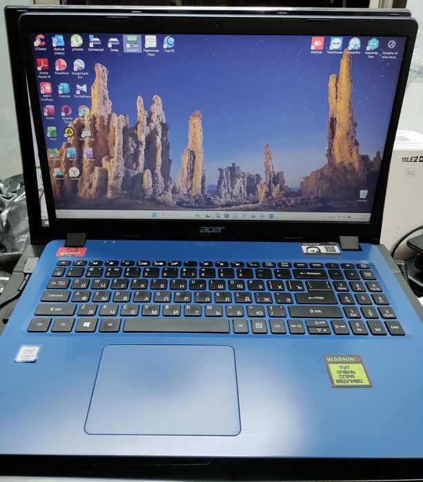 Ноутбук Acer Core i3-7020U/4 GB DDR4/HDD 1 TB/Windows 11 PRO/Office365