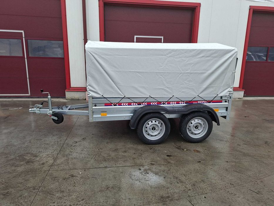 Remorca Dublu Ax Prelata 750 Kg Oferta Repo