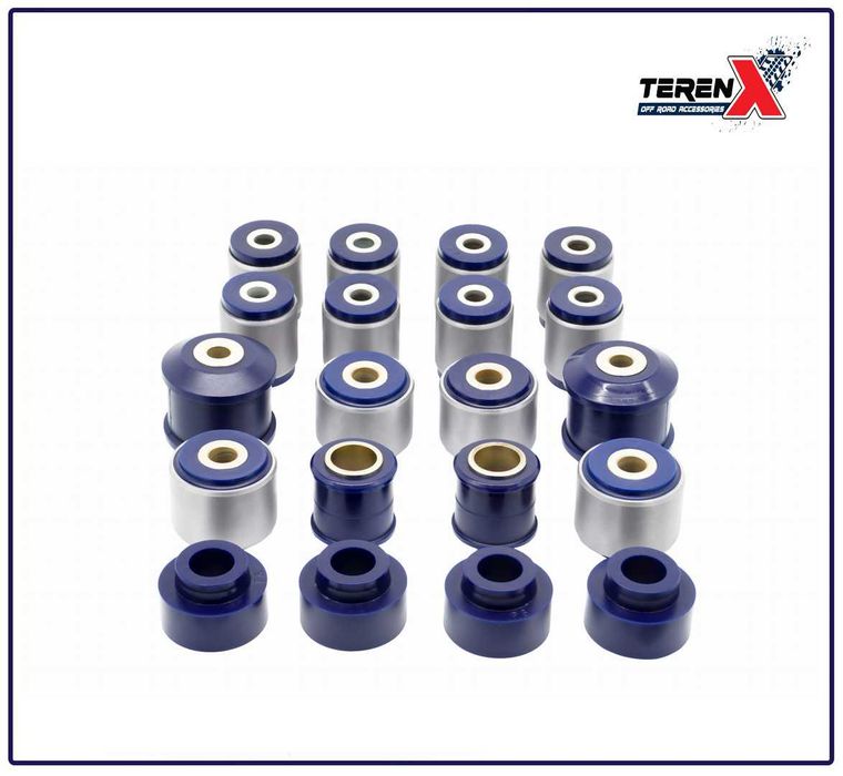 Kit complet bucșe poliuretanice suspensie Nissan Patrol GR Y61 3.0L