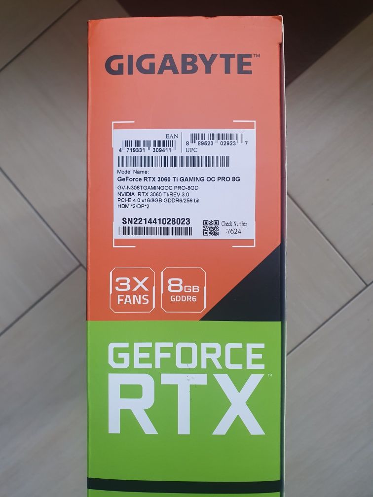 GeForce RTX3060 карта