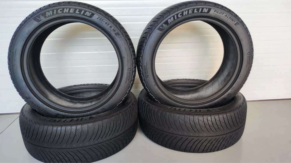 4бр зимни гуми 235/45/18/Michelin pilot alpin5/5.8грайпфер/dot3020/