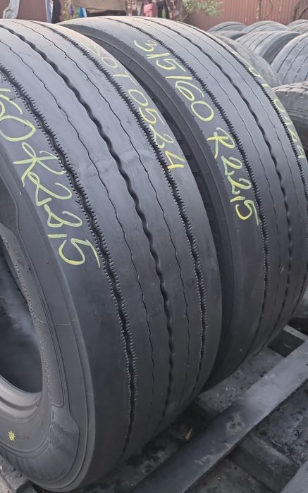 2 Anvelope Directie Michelin 315/60 R22.5 Impecabile DOT0524