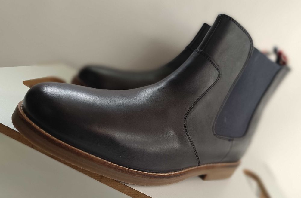 Ghete chelesea 41.5 42 plain toe Paul Vesterbro NOI piele naturala