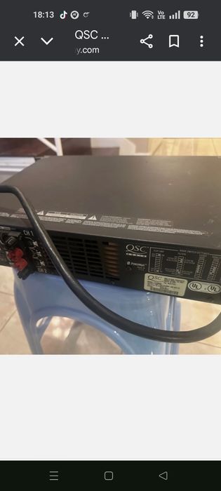 Vând amplificator  Qsc 3002