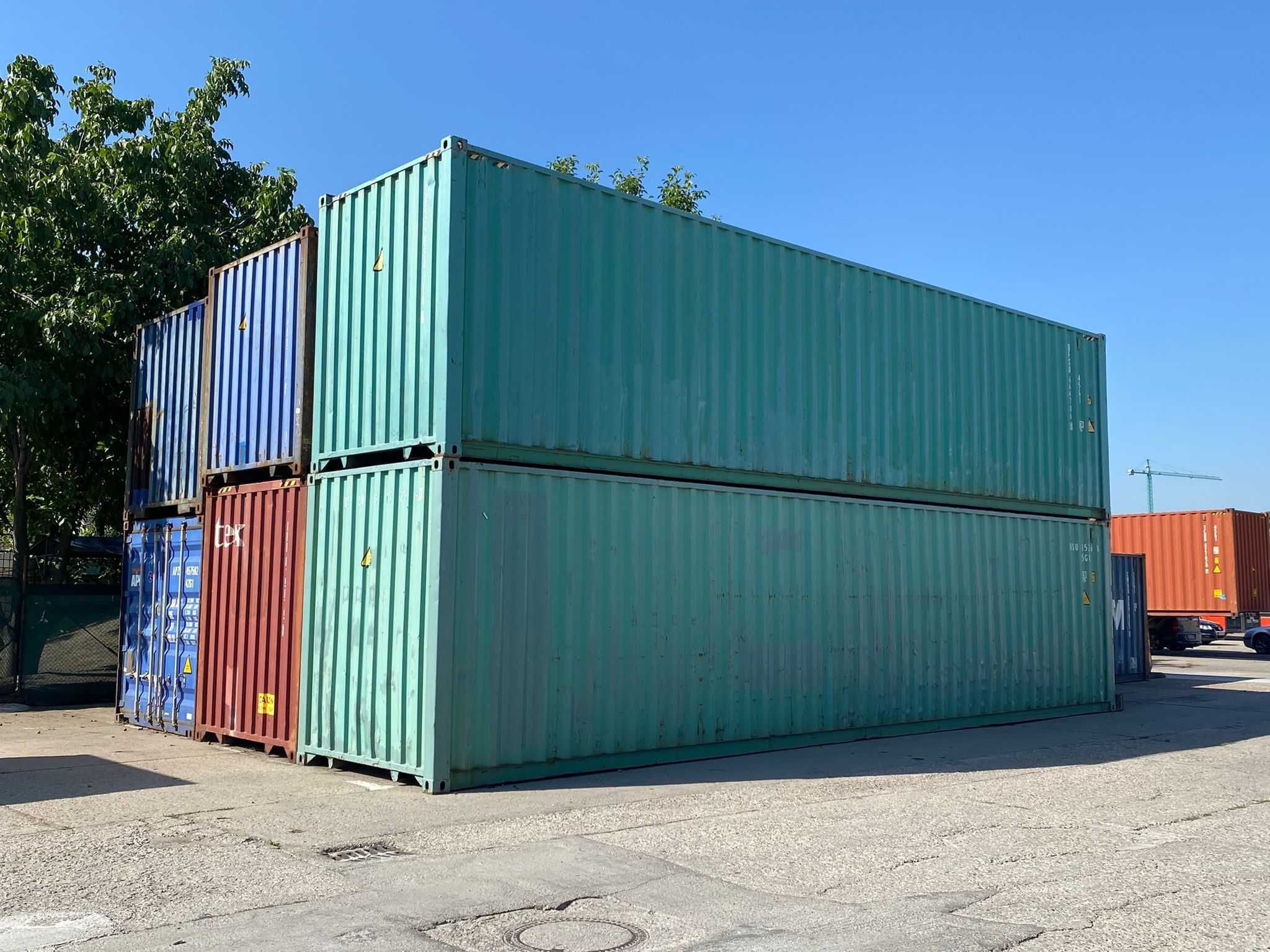 Spatiu depozitare mobil 14-28 mp/container maritim cu livrare la sediu