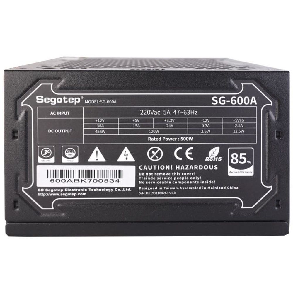 Sursa PC SEGOTEP SG-600A, 500W