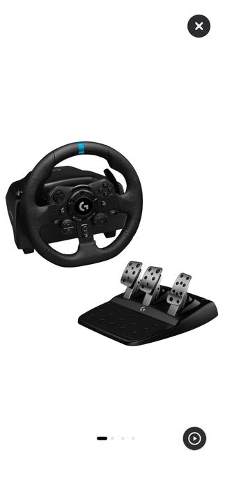 Scaun gaming Cockpit Challenge Actifit+Volan Logitech923 Trueforce PS5