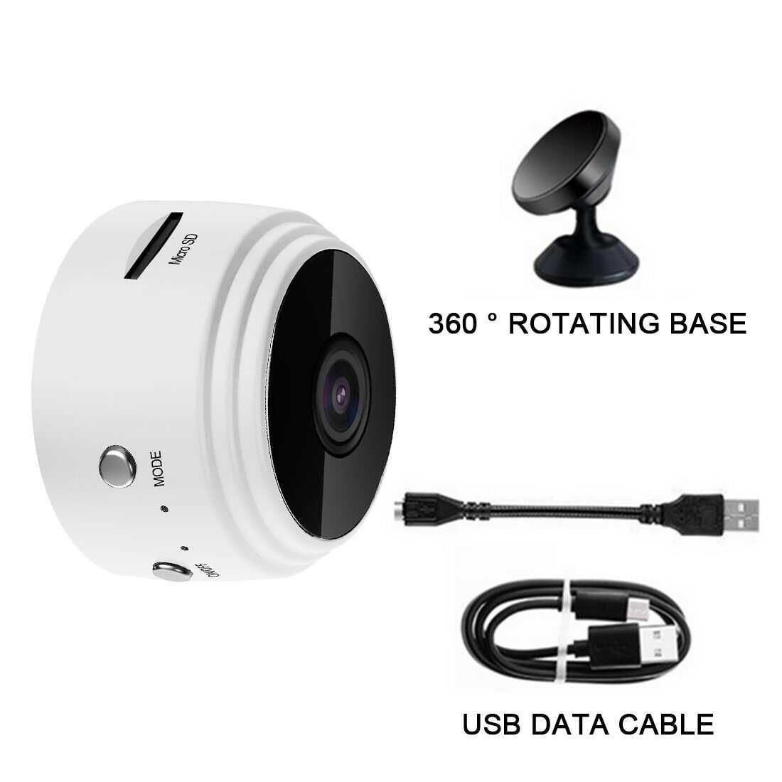 Мини WIFI IP скрита,шпионска,охранителна камера.Бебефон Mini HD Camera