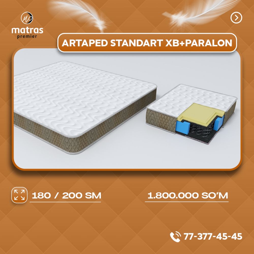 Anatomik Artaped Memory matraslar