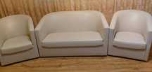 Set de living culoare crem