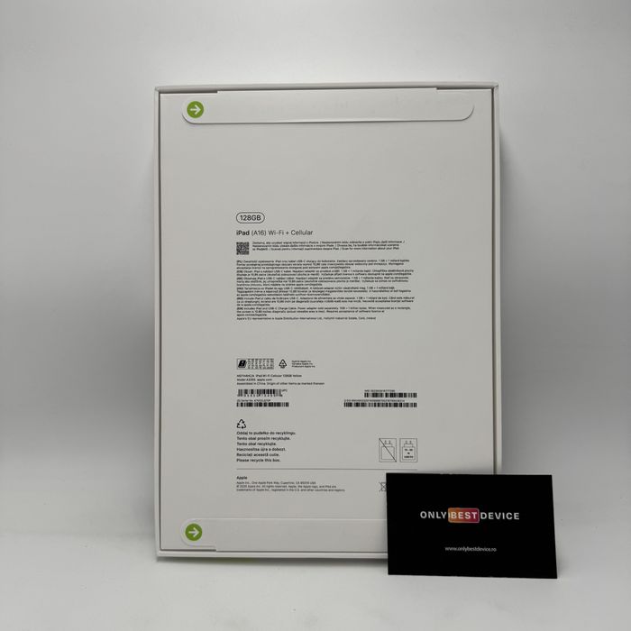  iPad A16 WI-FI + Cell 128GB Yellow