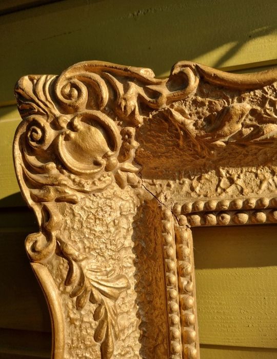 Ramă decorativă baroc aurie – ideală pentru oglinzi, tablouri...