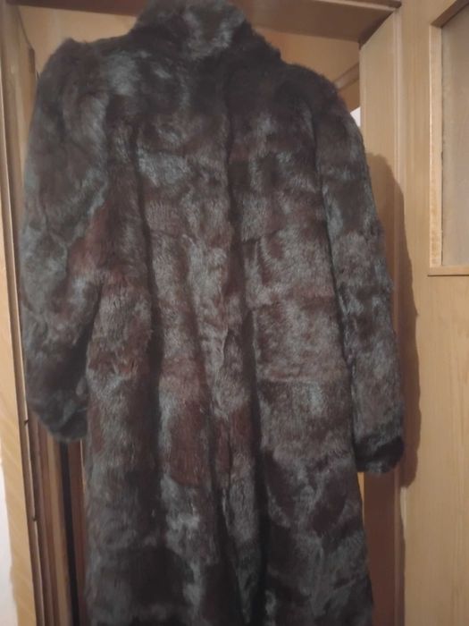 Палто естествен косъм