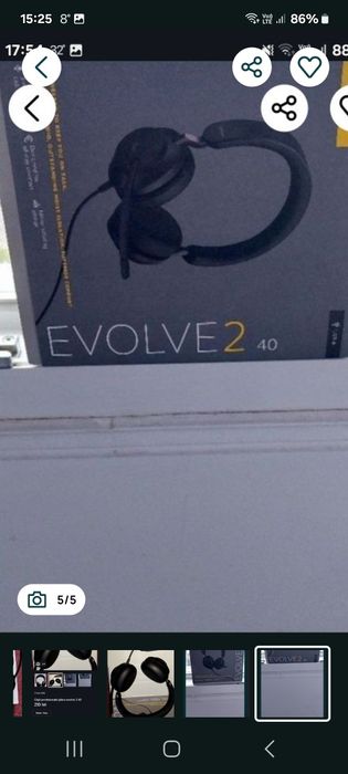 Căști profesionale jabra evolve 2 40 noi