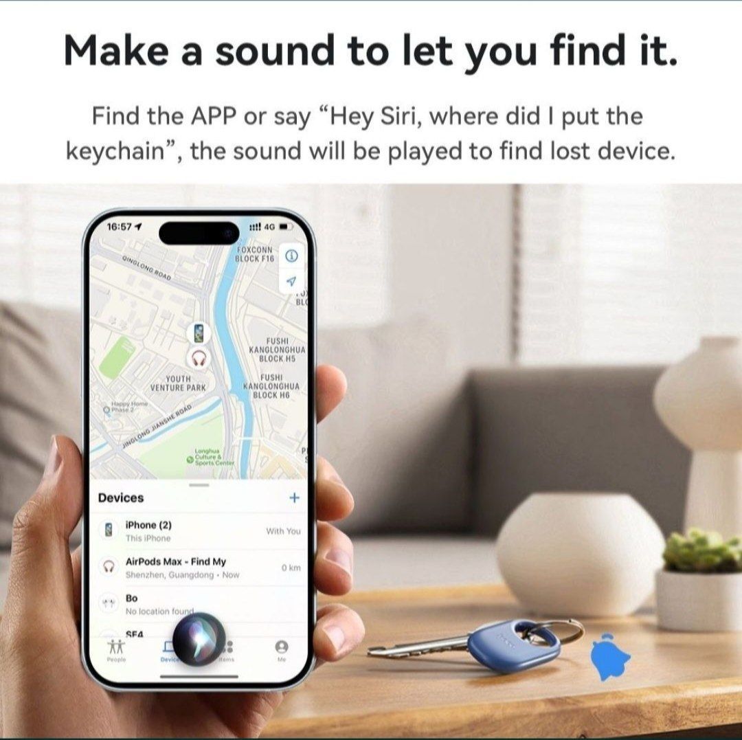 AirTag HOCO Tag E94 for iPhone Метка Трекер
Метка/Трекер+Брелок Hoco T