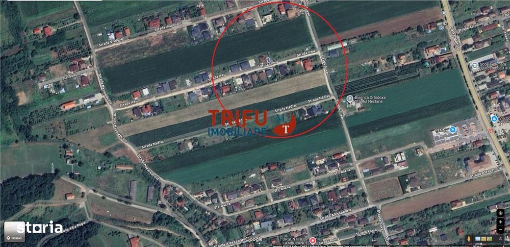 Teren 800 mp de vanzare Alba -Micesti pretabil pt duplex