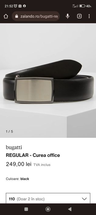 Curea bărbați Bugatti