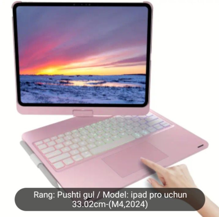 iPad pro uchun klaviatira qobiq  33.02 cm-(m4, 2024)