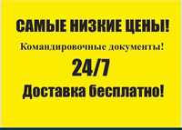 Командировочные документы по низким ценам, снятие квартирных выплат