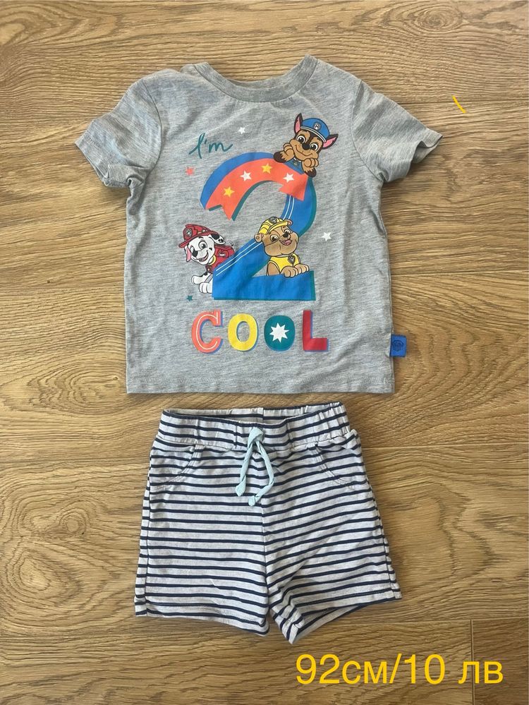 Употребявани тениски,панталони, блузи H&M, George 92 и 98см