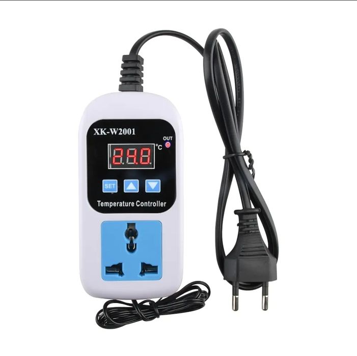 Терморегулятор термостат евро вилка регулятор температуры инкубтор бру