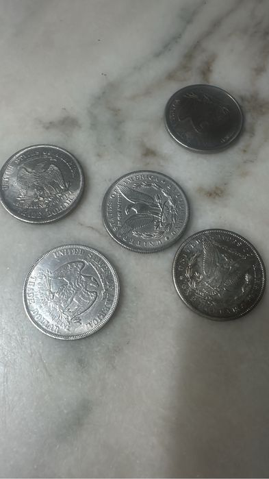 Lot monede 1 dolar american argint