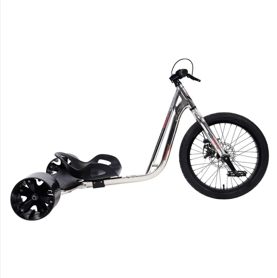 Tricicleta adulti Triad Drift Trike Notorious 4 Chrome Black