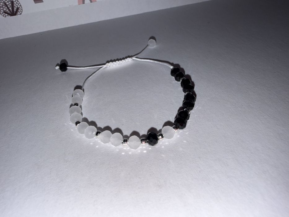 Bratari cu bile din aur si argint