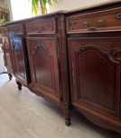 Comoda mare din lemn masiv L 242 cm