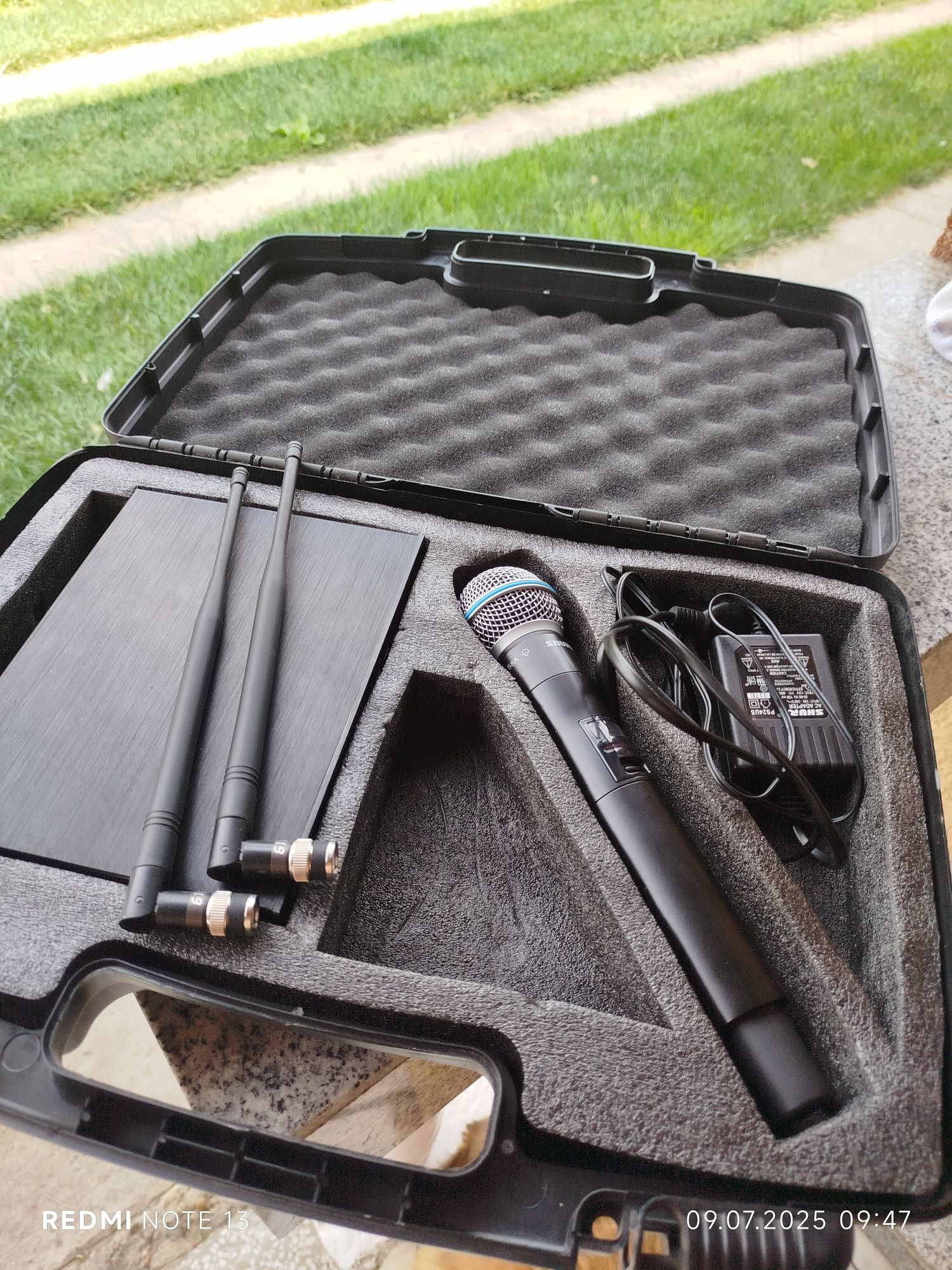 Shure Qlxd4 cu Beta 58