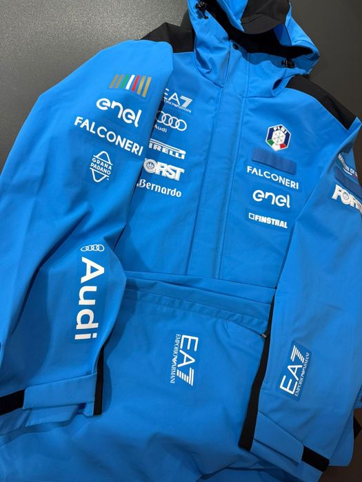 Costum Ski Ploaie/Vant Armani EA7 Oficial Italia Ski Team Marime L
