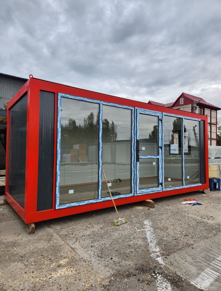 Container birou vitrina magazin modular fastfood