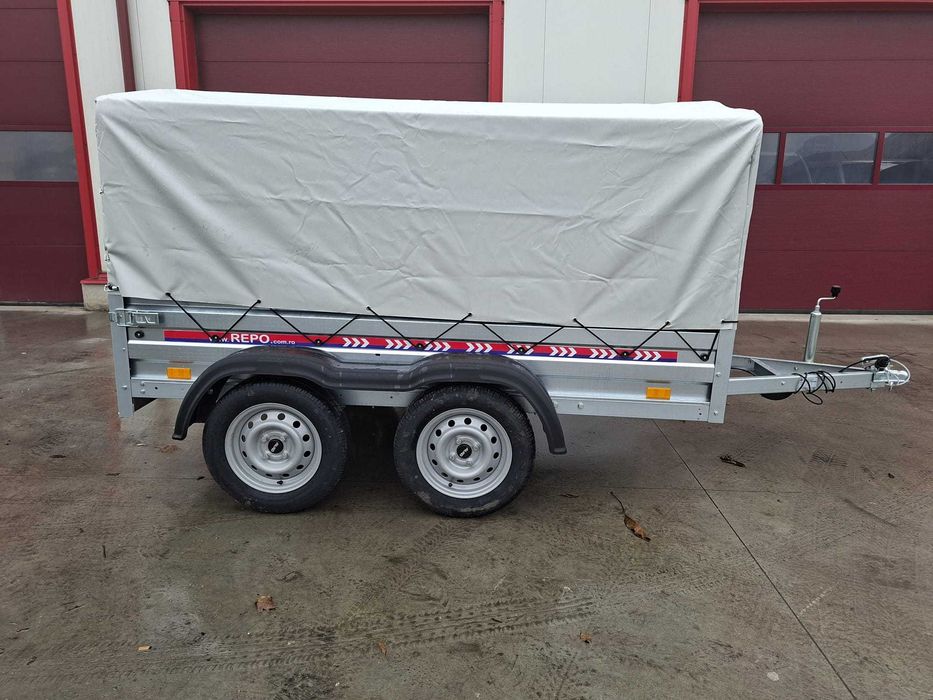 Remorca Dublu Ax Prelata 750 Kg Oferta Repo