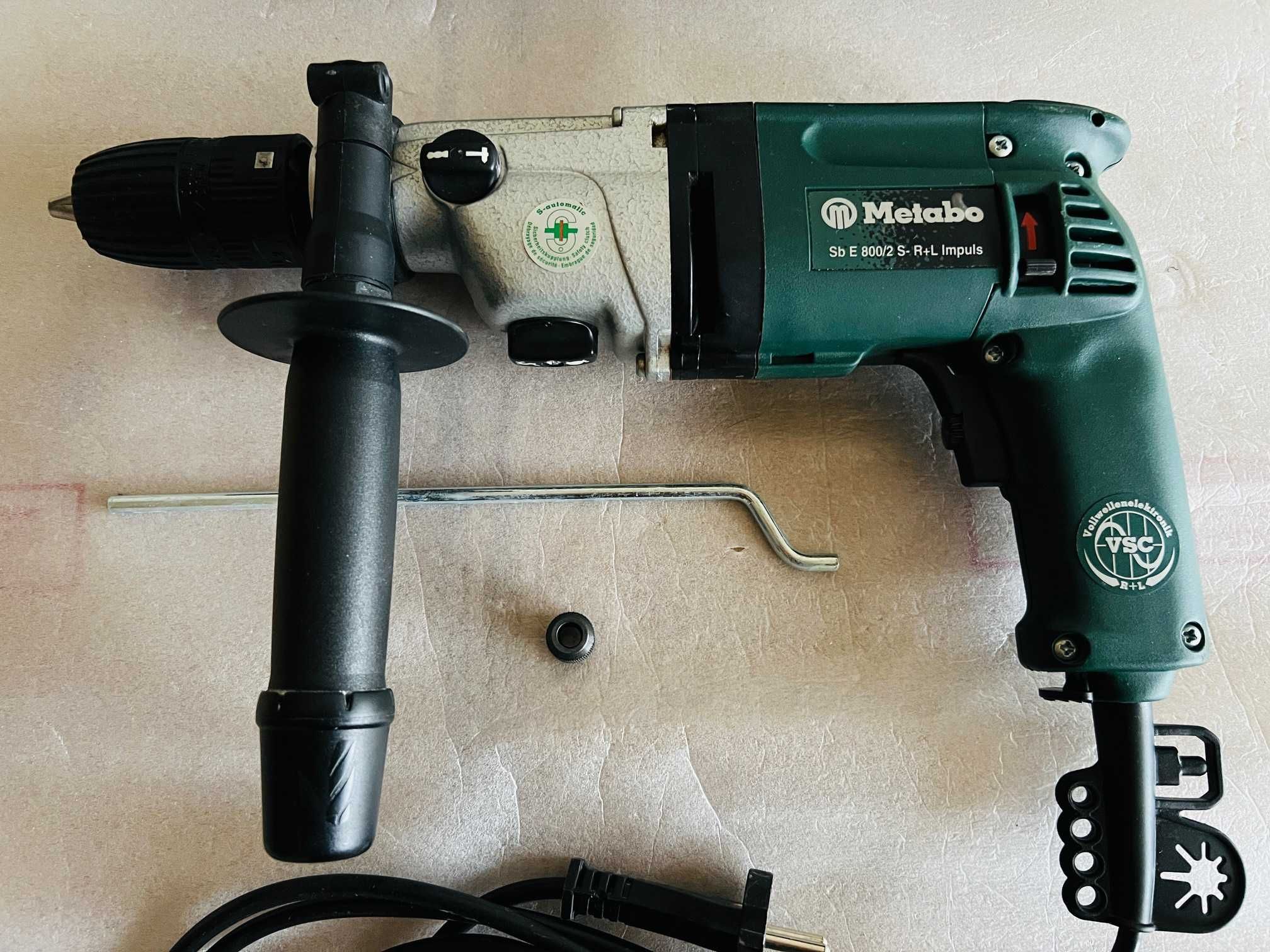 Ударна бормашина Metabo SbE 800/2S-R+L Impuls с куфар