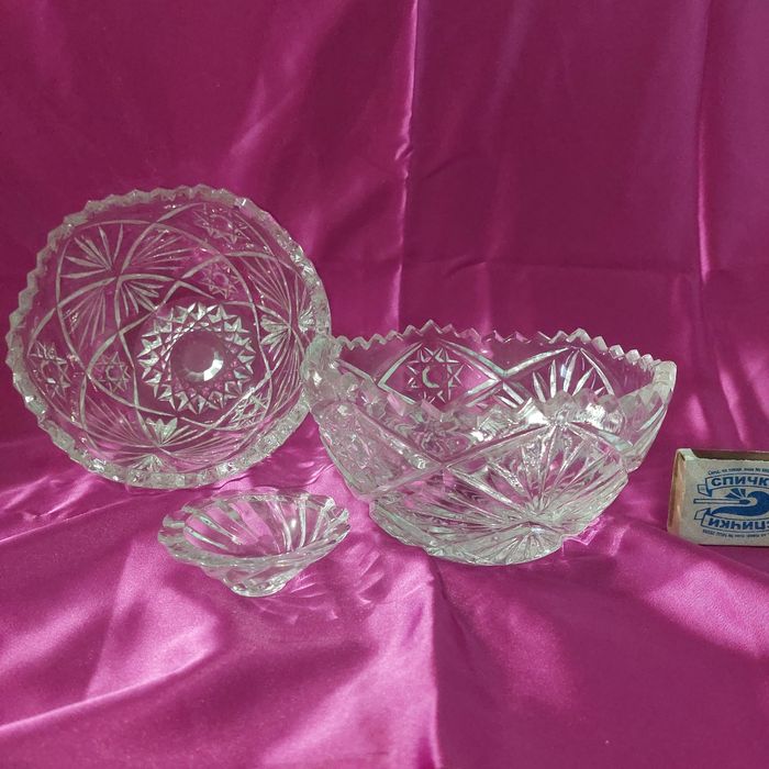 Вазы хрустальные