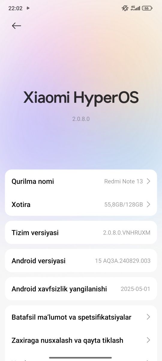 Redmi note 13 4G