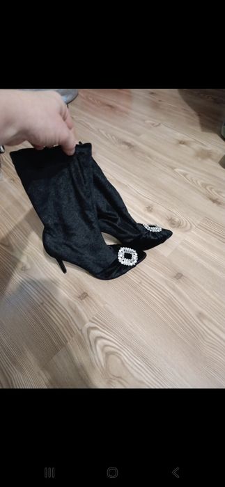 Cizme elegante tip ciorap Public Desire