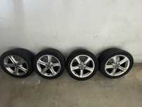 Set 4 jante Audi aluminiu originale, vara 225/50/17