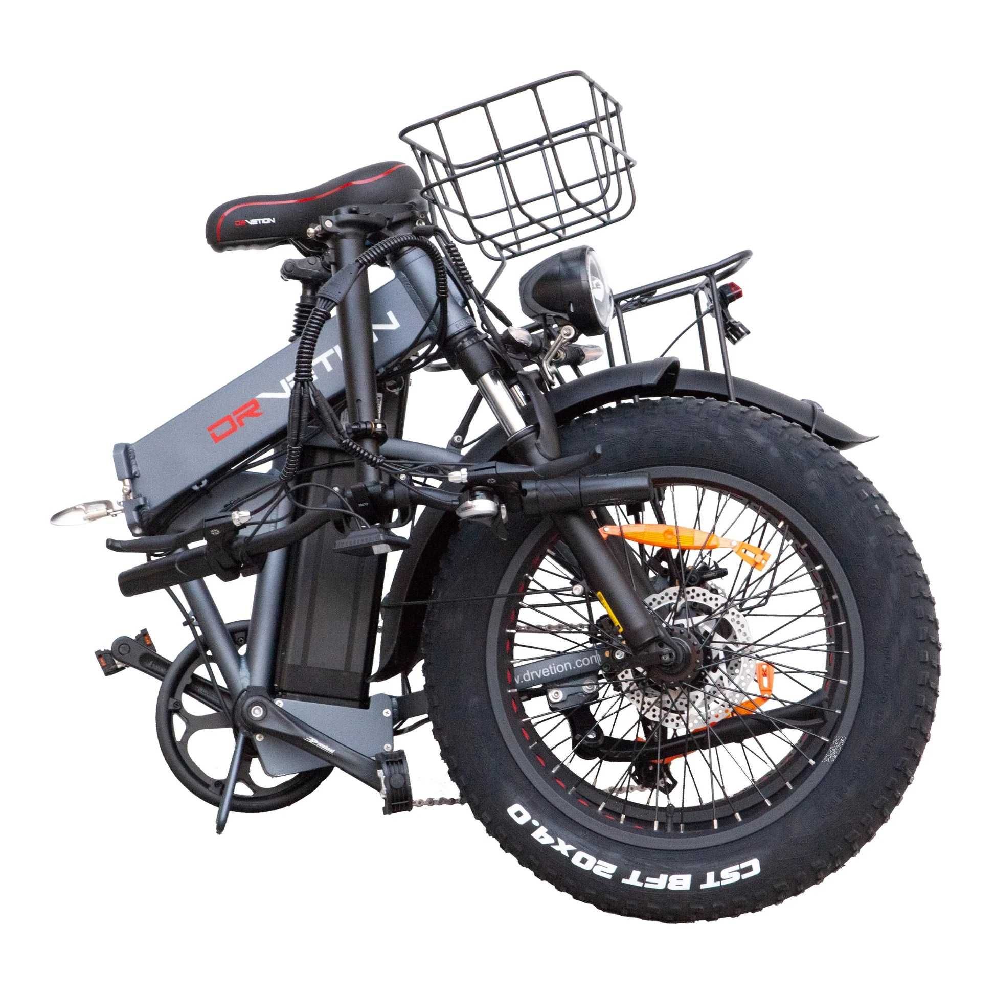 Сгъваемо електрическо колело DrveTion AT20 750W 48V 15Ah