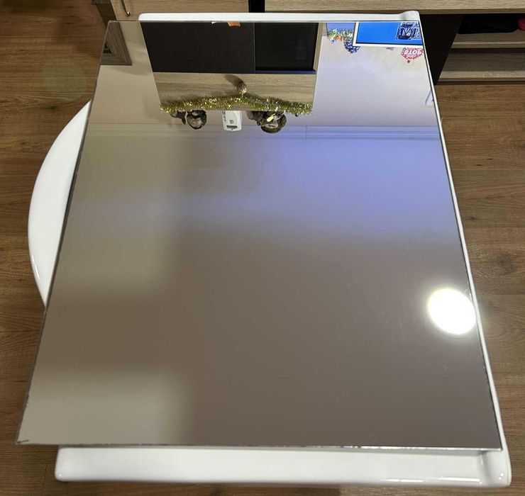 Долен шкаф за баня с умивалник, смесител и огледало