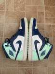 Jordan 1 Mid Navy Mint Foam
