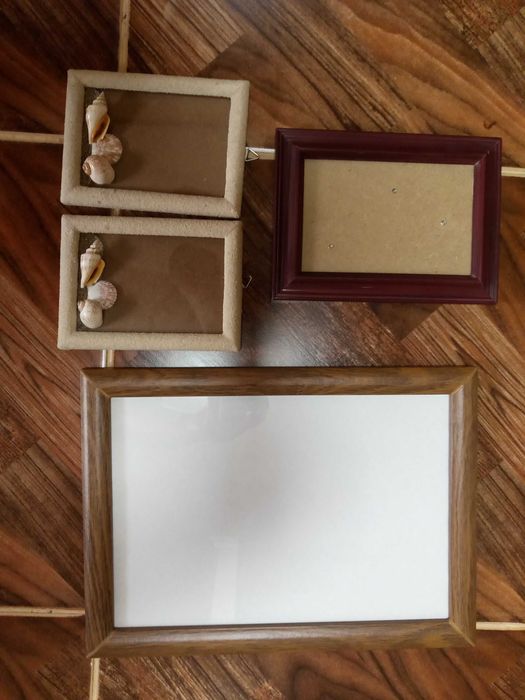Рамки 15х11см с декорациями из натуральных ракушек Индийского океана