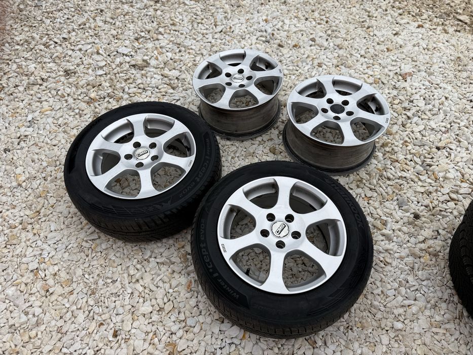 Jante CMS 5x112 R16 VW/AUDI/SKODA/SEAT + Cauciucuri Iarna BONUS
