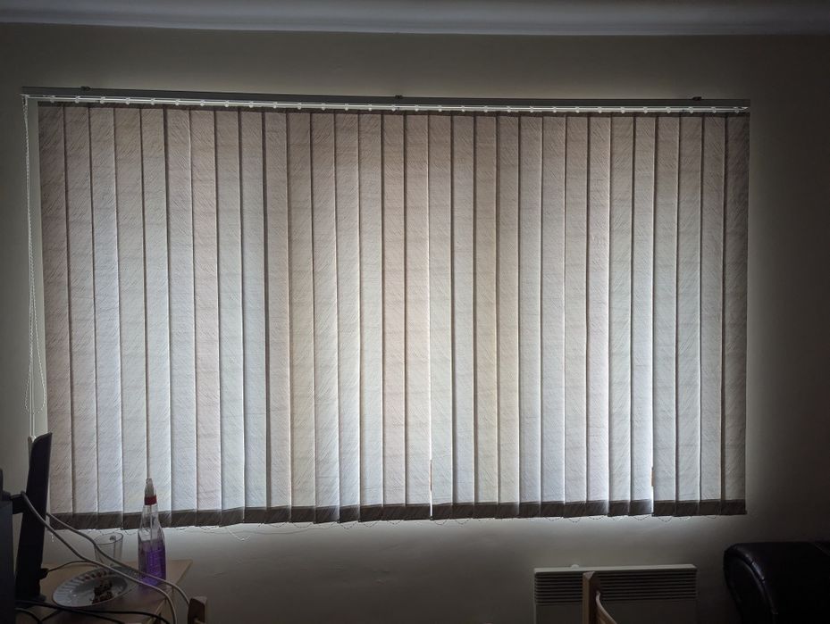 Вертикални щори 2бр 2.40метра д. на 1.40м ш.