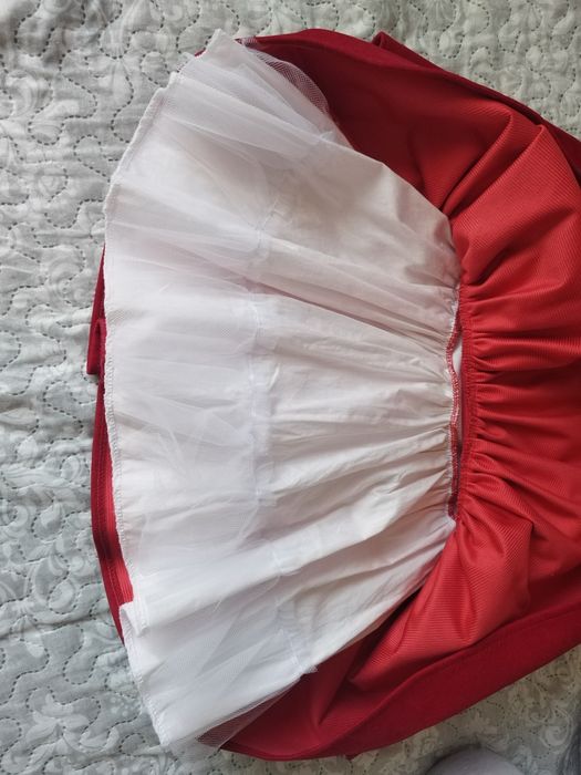 Set rochita catifea si pantofiori fetita