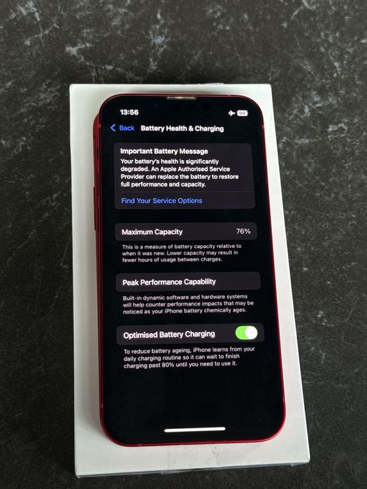 iPhone 13 mini RED limited 128GB